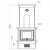 Печь-камин Keddy K10, SK 1001, прист., заднее подключ. Печь-камин Keddy K10, SK 1001, прист., заднее подключ.