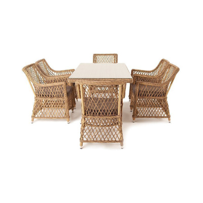 Обеденная группа 4SIS Латте Цвет: соломенный