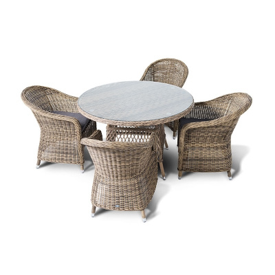 Обеденная группа 4SIS Равенна Цвет: соломенный