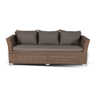 Диван 4SIS Капучино трехместный Цвет: коричневый