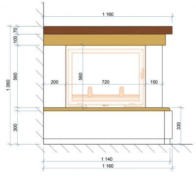 Каминная облицовка Sunhill Zemgale