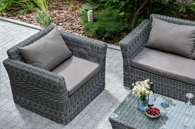 Комплект садовой мебели 4SIS Капучино Сингл Цвет: графит