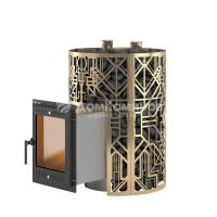 Печь для бани Эверест "Steam Master" GALAXY 30 INOX (320М) GOLD диаметр дымохода: 115 мм