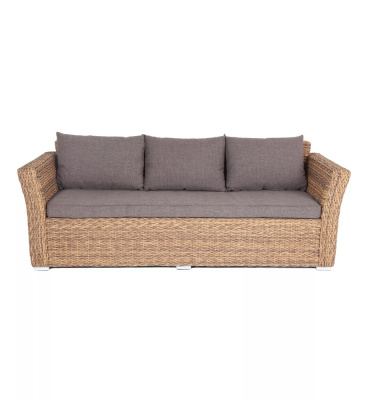 Диван 4SIS Капучино трехместный (гиацинт) Цвет: соломенный