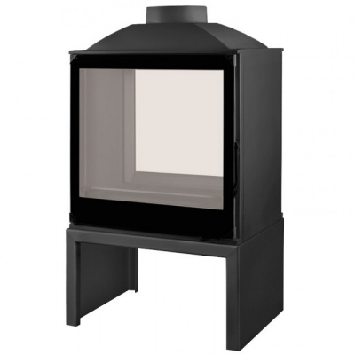 Отопительная печь Liseo Castiron LCI 5 GDF BG Stove, двусторонняя, черное стекло Отопительная печь Liseo Castiron LCI 5 GDF BG Stove, двусторонняя, черное стекло
