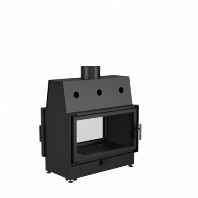 Каминная топка Echa Tech Double 90x51/C 15 кВт, 900/510, туннель, футеровка чугун Каминная топка Echa Tech Double 90x51/C 15 кВт, 900/510, туннель, футеровка чугун