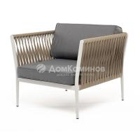 Кресло 4SIS Касабланка Цвет: светло-серый (RAL7035) муар, серо-коричневый, серый