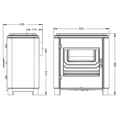 ПЕЧЬ-КАМИН Invicta CAROLO ПЕЧЬ-КАМИН Invicta CAROLO