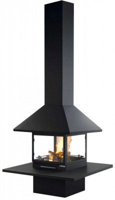 Камин Traforart Vulcano центральный  Камин Traforart Vulcano центральный