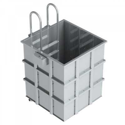 Купель из нержавеющей стали 1,3х1,3х1,5 Купель из нержавеющей стали 1,3х1,3х1,5