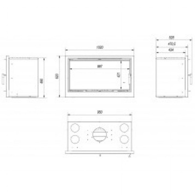 Каминная топка Kratki Arke 95 Каминная топка Kratki Arke 95