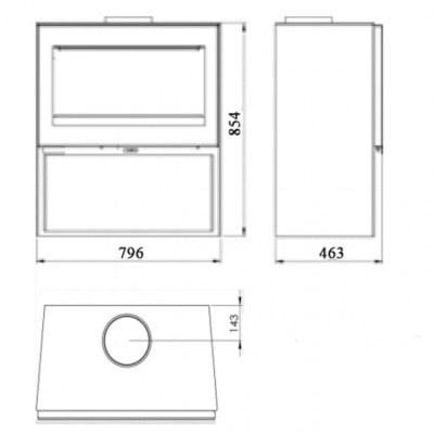 Печь-камин Panadero Fenix Печь-камин Panadero Fenix
