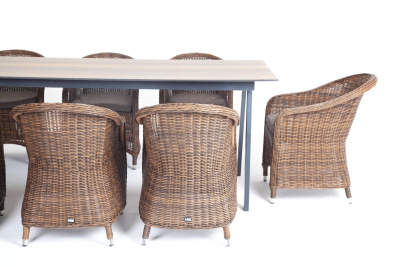 Обеденная группа 4SIS Рио на 10 персон Цвет: коричневый Обеденная группа 4SIS Рио на 10 персон Цвет: коричневый