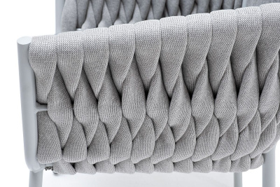 Стул 4SIS Монако из роупа Цвет: светло-серый