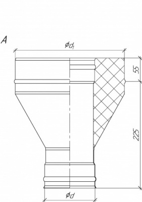 Старт удлиненный А Grill'D EU AISI 304 0,8мм/ЖС 0,5мм (D130/250) черный (термостойкая краска) Старт удлиненный А Grill'D EU AISI 304 0,8мм/ЖС 0,5мм (D130/250) черный (термостойкая краска)