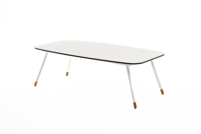 Журнальный стол 4SIS Верона 120 х 65 Каркас белый муар, столешница молочный Журнальный стол 4SIS Верона 120 х 65 Каркас белый муар, столешница молочный