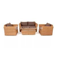 Комплект садовой мебели 4SIS Капучино Сингл Цвет: соломенный