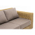 Диван 4SIS Боно трехместный Цвет: соломенный