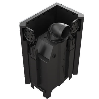 Каминная топка Kratki MBM L BS G SG (гнутое стекло) Каминная топка Kratki MBM L BS G SG (гнутое стекло)