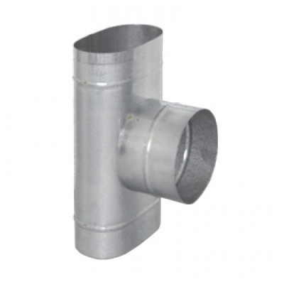 Тройник Вулкан VOG 90 овал 120х240 на d180.7R