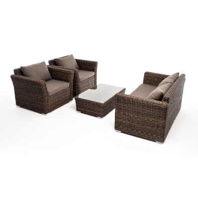 Комплект садовой мебели 4SIS Капучино Сингл (гиацинт) Цвет: коричневый