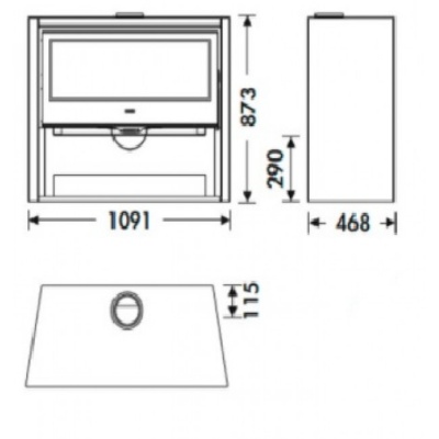 Печь-камин Panadero Allegro Печь-камин Panadero Allegro
