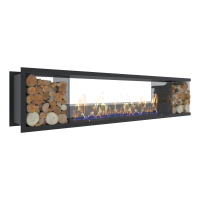 Торцевой биокамин Firebox 1800 Wood 2