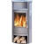 Печь-камин ABX Pori 7 (серая сталь тальк с верхней плитой)