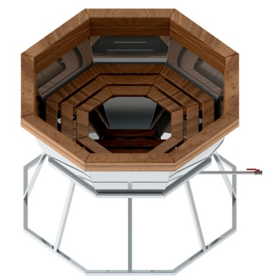 Банный чан 8 граней на подставке AISI 430 Банный чан 8 граней на подставке AISI 430