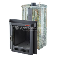 Дровяная печь Ферингер Малютка ПФ в облицовке Жадеит наборный, до 18 м³ Дровяная печь Ферингер Малютка ПФ в облицовке Жадеит наборный, до 18 м³