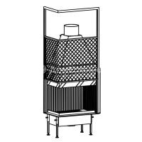 Топка Metalfire Universal MF 800-75 W 2S L